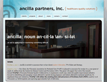Tablet Screenshot of ancillapartners.com